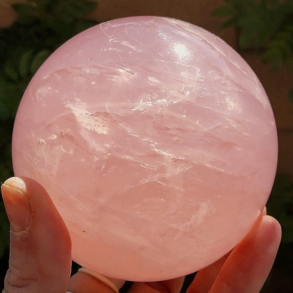 XL Stunning High Quality Rose Quartz Sphere